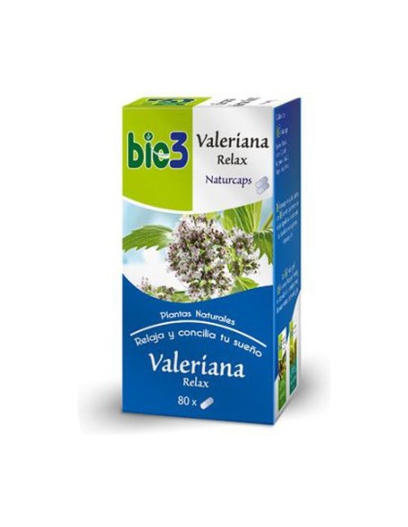 Bie 3 Valeriana 80 cápsulas de 500mg Bio3