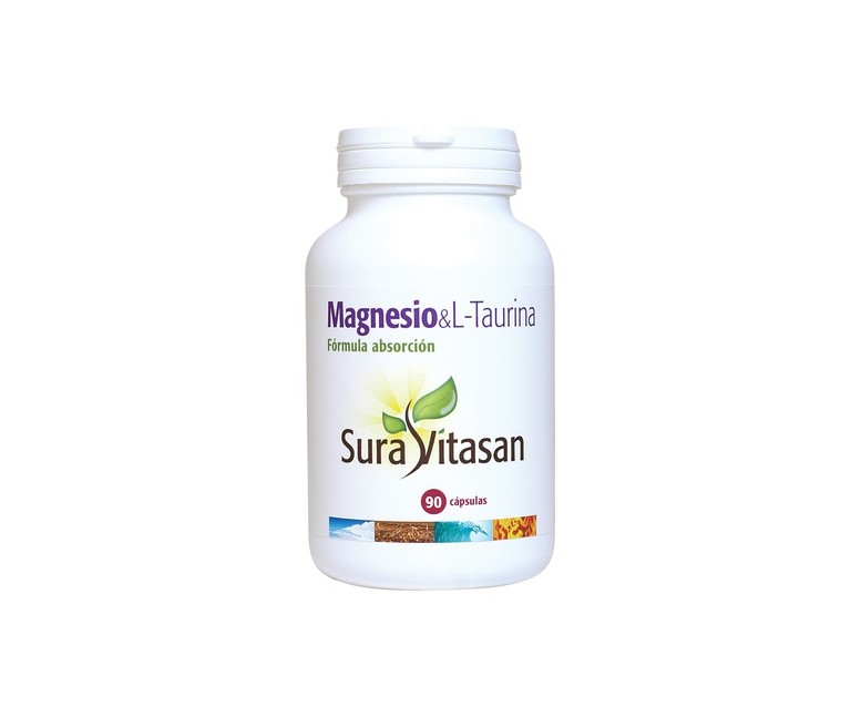 Magnesio y L Taurina 90 cápsulas Sura Vitasan