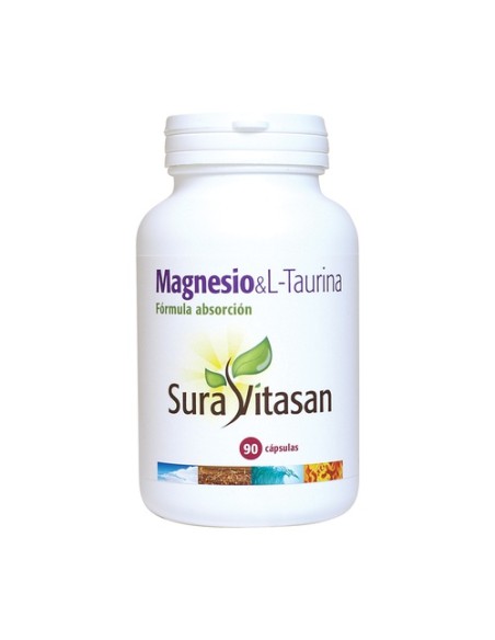 Magnesio y L Taurina 90 cápsulas Sura Vitasan