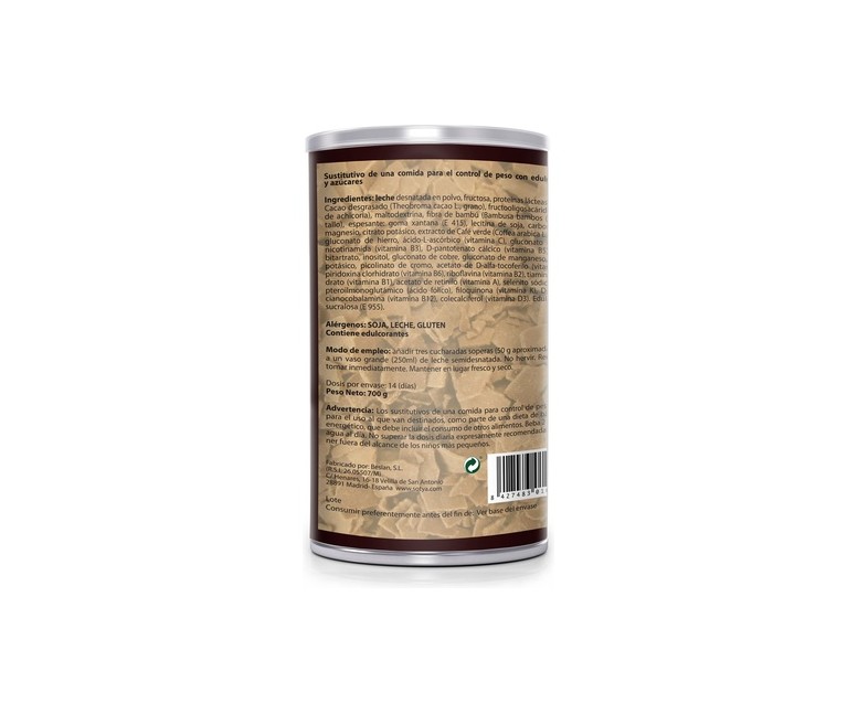 Batido Saciante (Chocolate) 700 g de polvo (Chocolate) Sotya