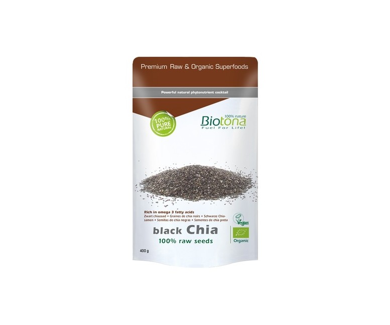 Chía negra bio 400 g Biotona