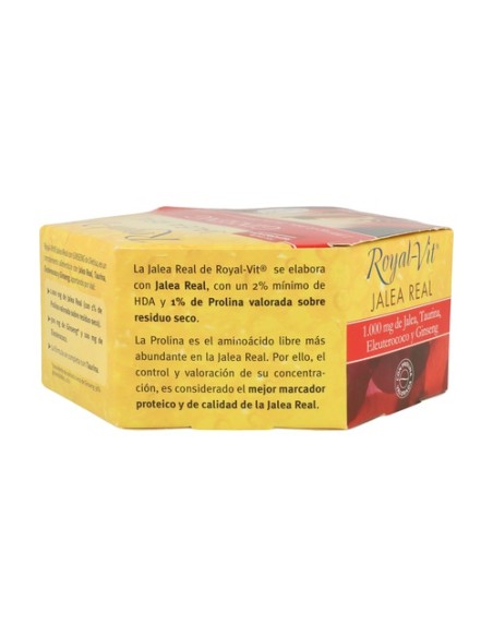 Jalea Real Royal Vit Ginseng 1000Mg 20 ampollas Dietisa