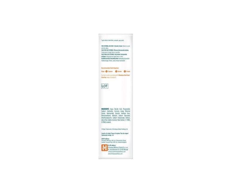 Sérum facial manchas oscuras cúrcuma 30 ml de sérum Himalaya Herbals