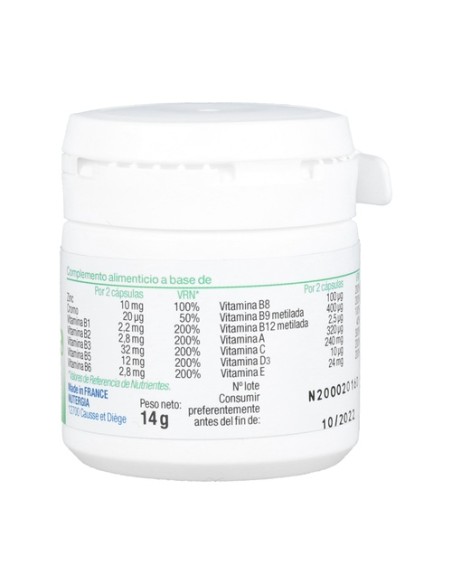 Bicebe plus multivitamínas 30 cápsulas Nutergia