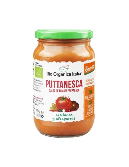 Salsa tomate puttanesca Bio 325 ml Bio Organica Italia