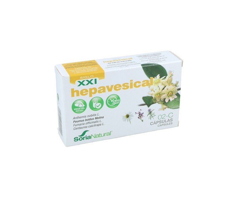 02 C Hepavesical (Fórmula XXI) 30 cápsulas Soria Natural