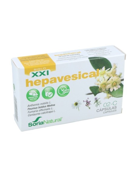 02 C Hepavesical (Fórmula XXI) 30 cápsulas Soria Natural