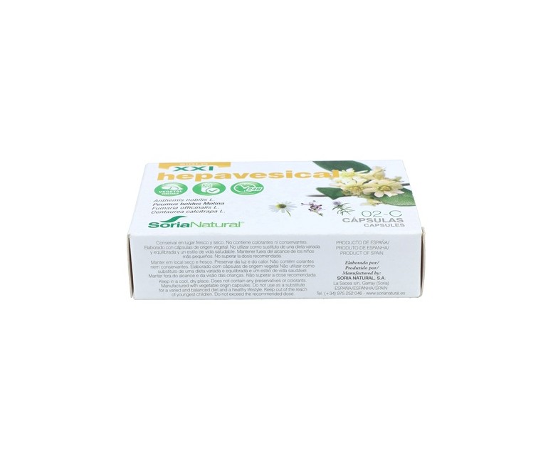 02 C Hepavesical (Fórmula XXI) 30 cápsulas Soria Natural
