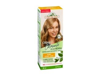 Crema colorante a la henna rubio