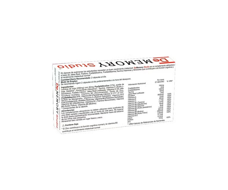 Dememory Studio 30 cápsulas Pharma Otc