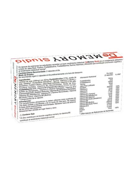 Dememory Studio 30 cápsulas Pharma Otc