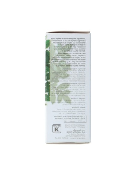21-S Glucomanano 60 cápsulas vegetales Soria Natural