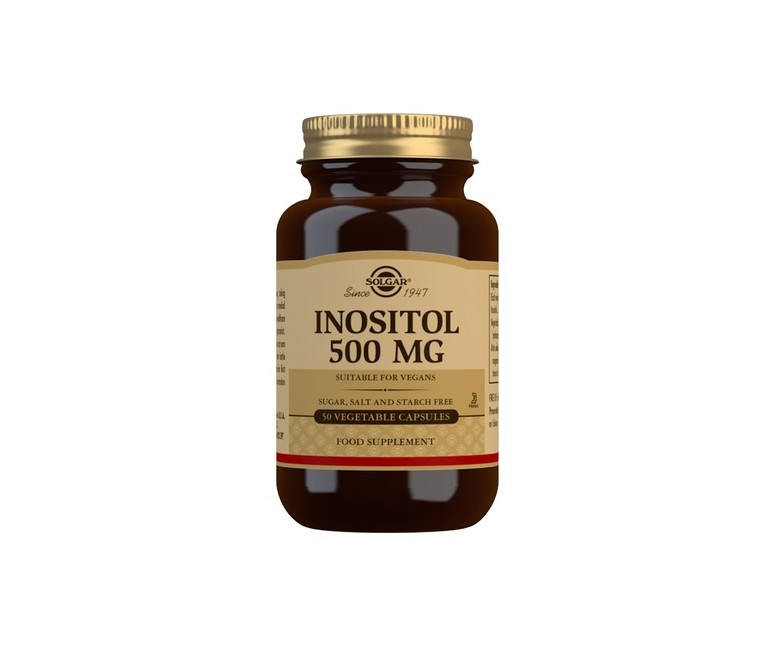 Inositol 50 cápsulas vegetales de 500mg Solgar