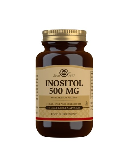Inositol 50 cápsulas vegetales de 500mg Solgar