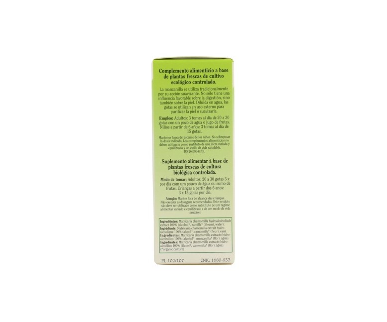 Matricaria Chamomilla (Manzanilla) 50 ml Biover