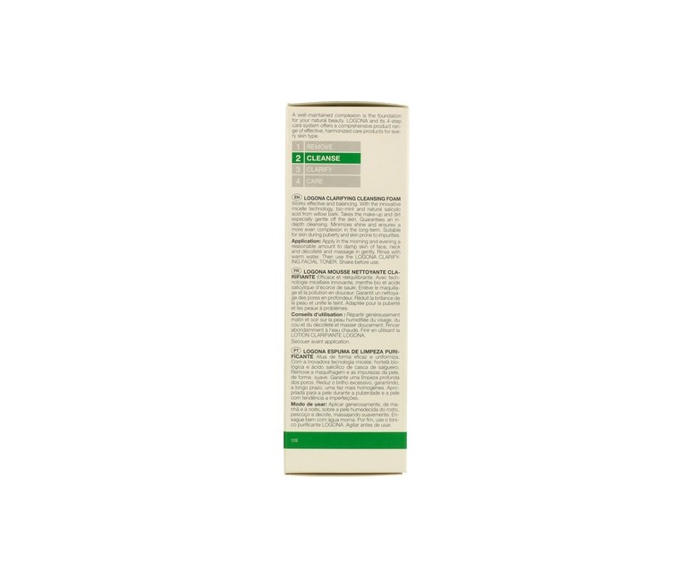 Espuma Limpiadora Menta & Ácido Salicilico Micelar 100 ml Logona