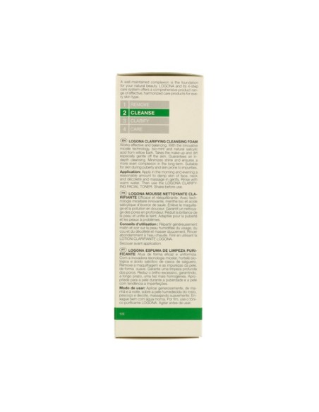 Espuma Limpiadora Menta & Ácido Salicilico Micelar 100 ml Logona