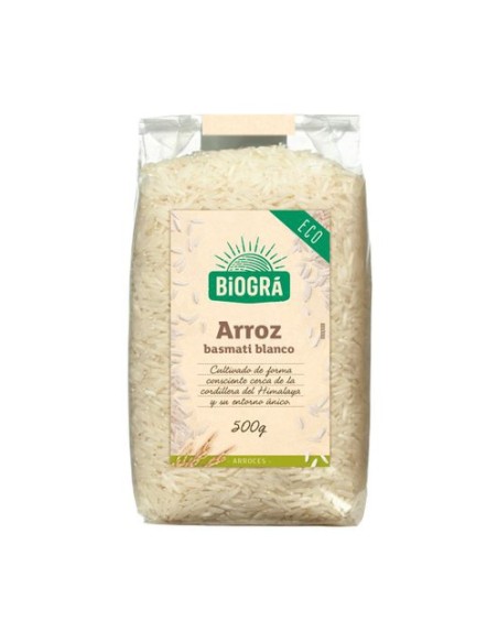 Arroz Basmati Blanco 500 g Biográ