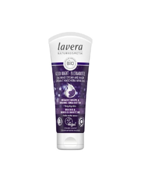 Crema manos y mascarilla buenas noches 75 ml de crema Lavera