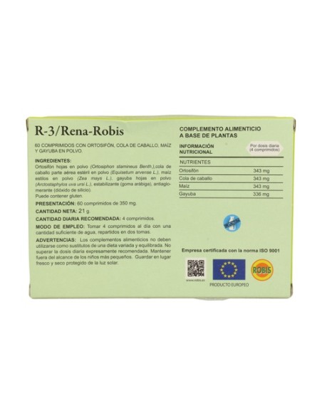 R-3 Diurético 60 comprimidos Robis