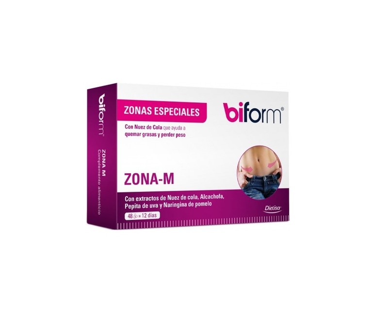 Biform zona m cuidado de la silueta 48 cápsulas Dietisa