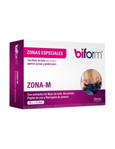 Biform zona m cuidado de la silueta 48 cápsulas Dietisa