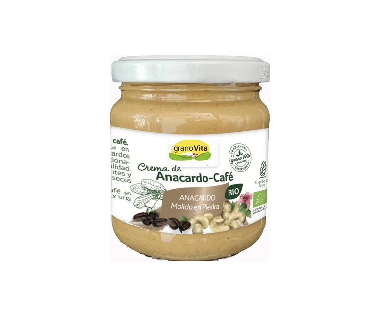 Crema de anacardo y café bio 175 g de crema Granovita