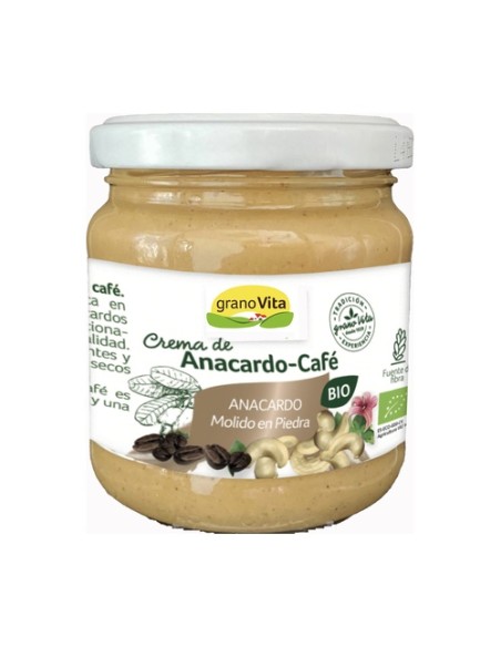 Crema de anacardo y café bio 175 g de crema Granovita