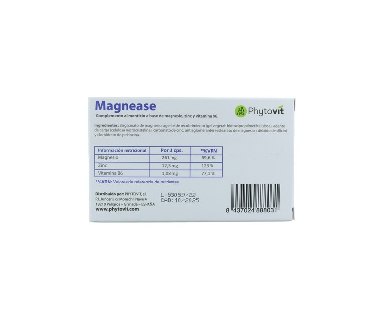 Magnease 60 comprimidos Phytovit