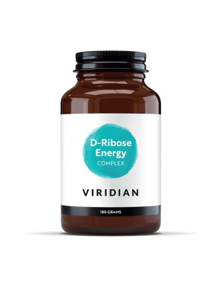 D-ribosa y Magnesio con acetil-l-carnitina 180 g de polvo Viridian