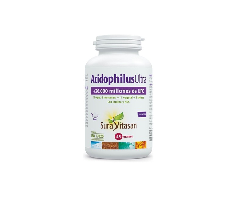 Acidophilus ultra polvo 45 g de polvo Sura Vitasan