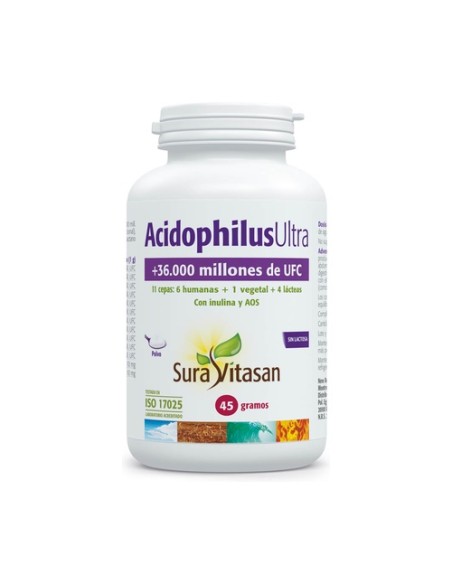 Acidophilus ultra polvo 45 g de polvo Sura Vitasan