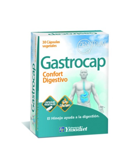 Gastrocap confort digestivo 30 cápsulas vegetales Zentrum