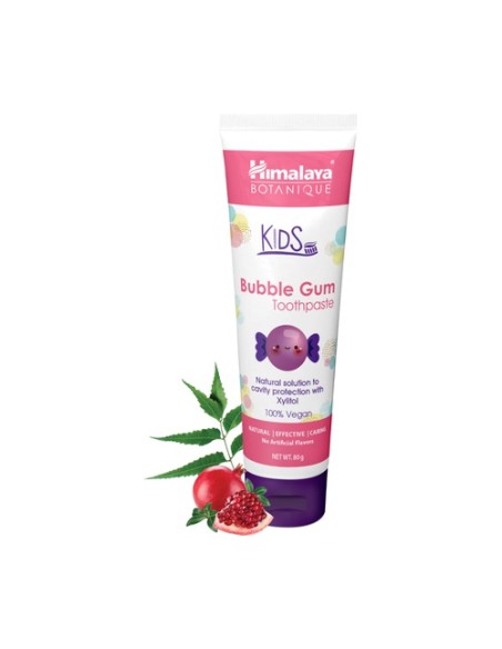 Dentífrico Infantil Botanique Chicle 80 g Himalaya Herbals