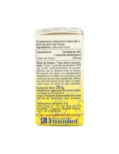 Jalea Real Fresca 20 g Ynsadiet