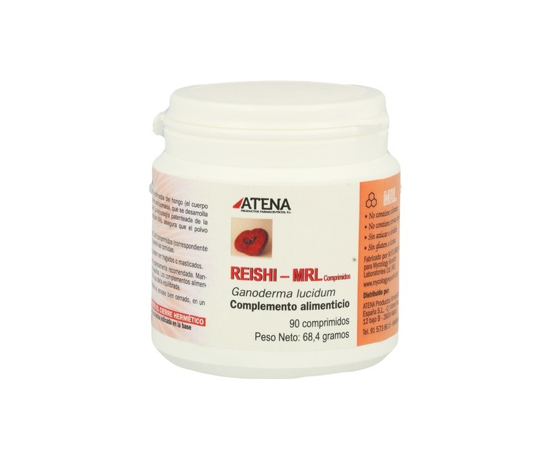Reishi-Ganoderma-Mrl 90 comprimidos de 500mg Atena