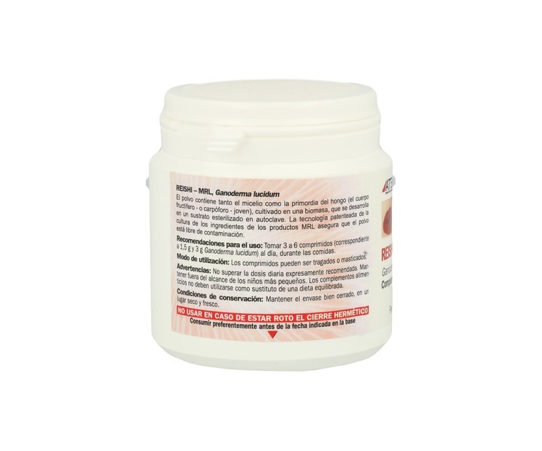 Reishi-Ganoderma-Mrl 90 comprimidos de 500mg Atena