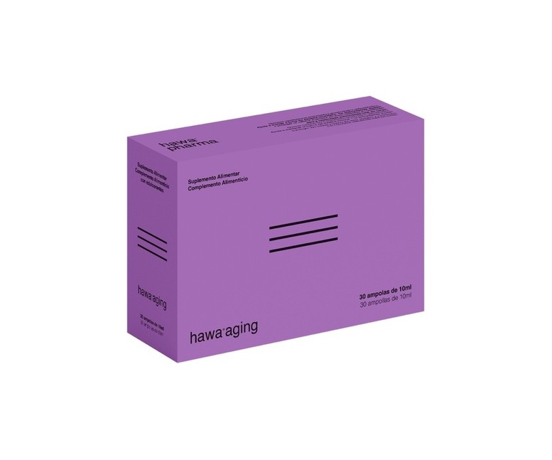 Aging, antioxidante 30 ampollas de 10ml Hawa pharm