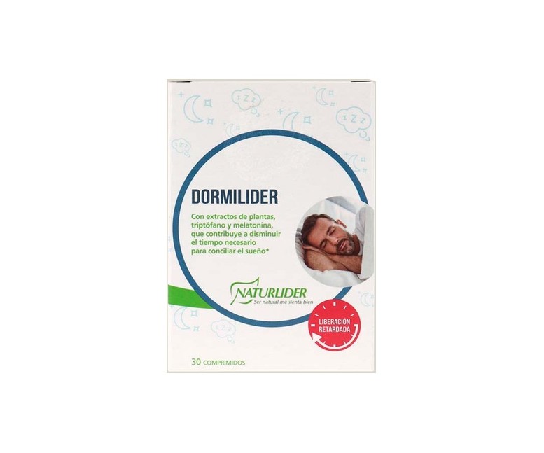 Dormilider melatonina 30 comprimidos Naturlider