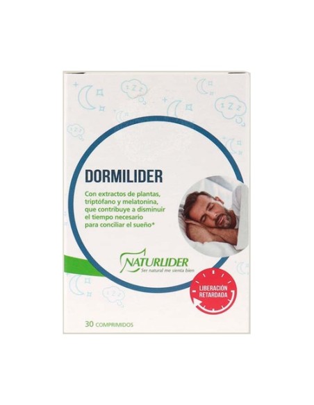 Dormilider melatonina 30 comprimidos Naturlider