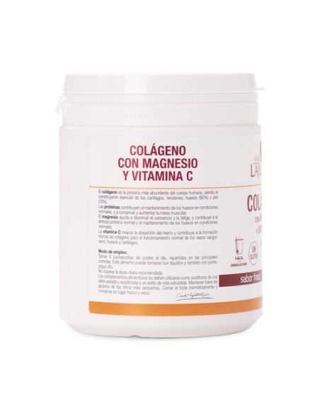 Colágeno con magnesio y vitamina C 350 g de polvo (Fresa) Ana Maria Lajusticia