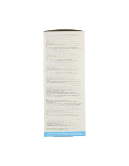 Compresas Anatomicas Classic 16 unidades Masmi Natural Cotton