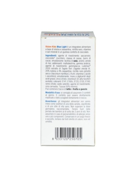 Vision kids blue light chocolate 90 caramelos Uga Nutraceuticals