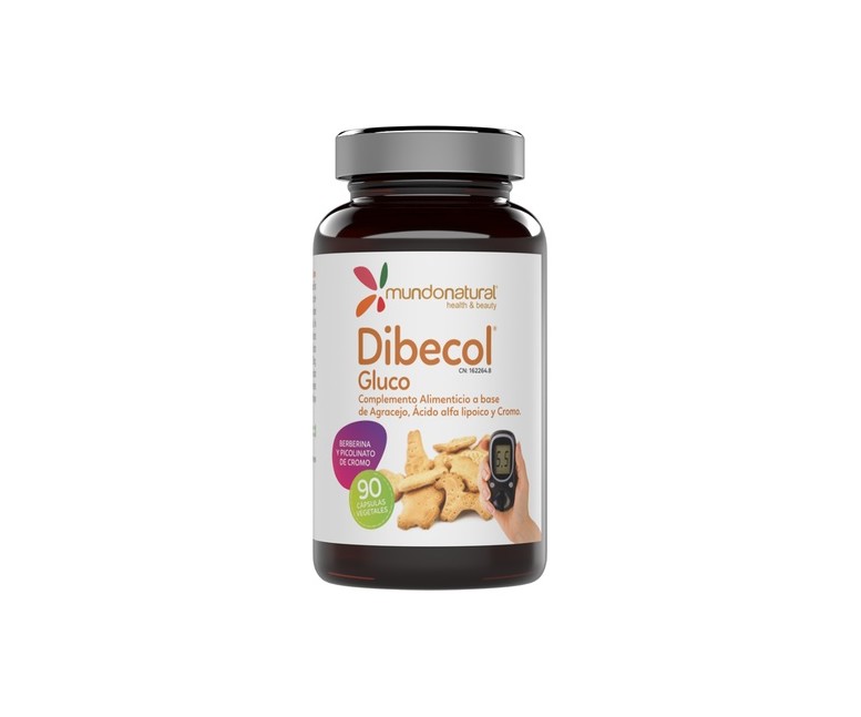 Dibecol gluco 90 cápsulas vegetales de 818mg Mundonatural