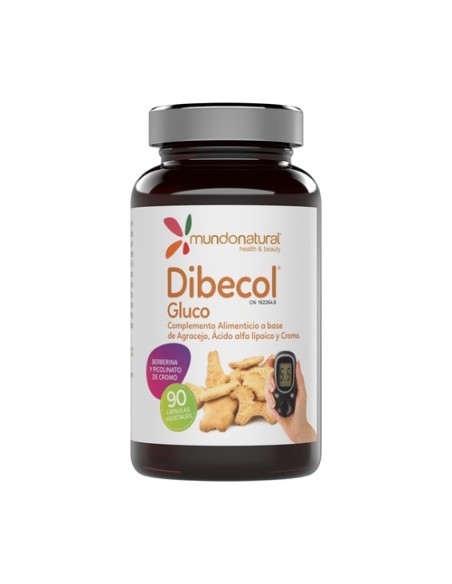 Dibecol gluco 90 cápsulas vegetales de 818mg Mundonatural