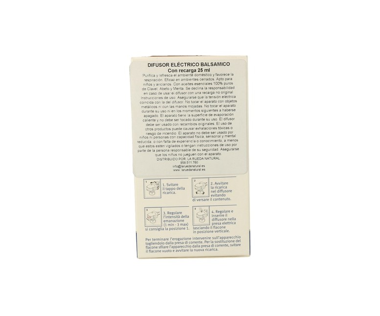 Difusor Eléctrico Balsámico 1 unidad Flora