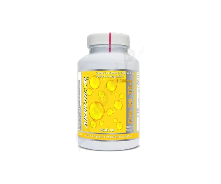 Fish oil tg aceite de pescado 1300mg 180 cápsulas Airbiotic
