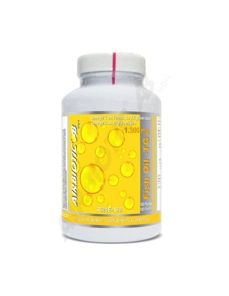 Fish oil tg aceite de pescado 1300mg 180 cápsulas Airbiotic