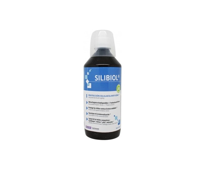 Silibiol silicio (sabor frambuesa limón) 500 ml (Limón - Frambuesa) Ineldea 