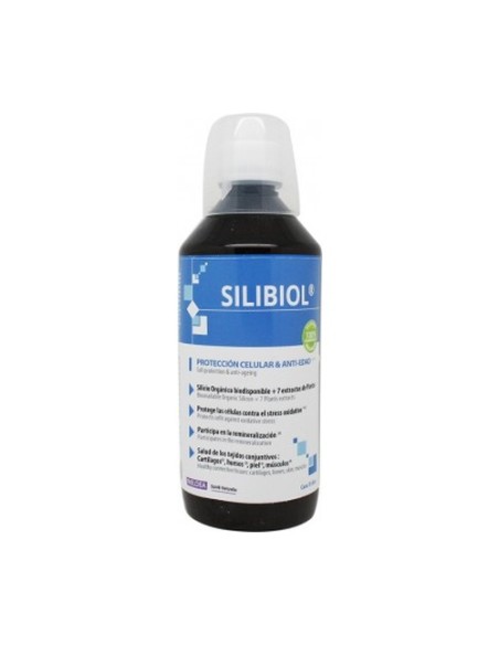 Silibiol silicio (sabor frambuesa limón) 500 ml (Limón - Frambuesa) Ineldea 